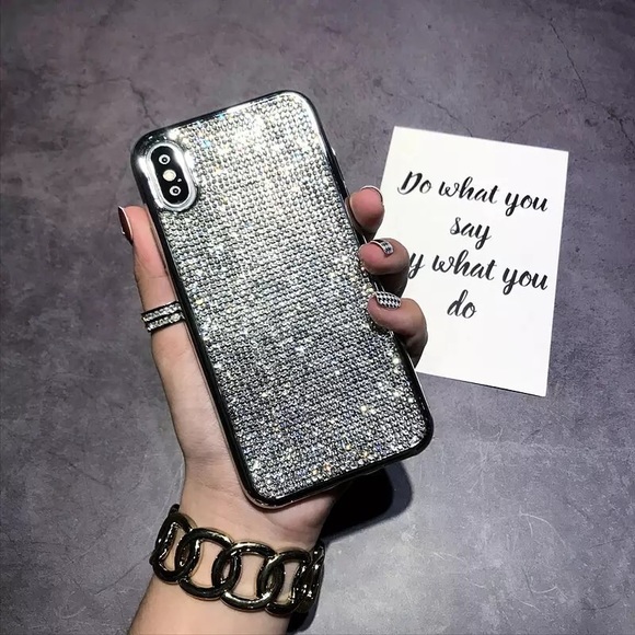 Iphone X jewelled luxury case - Picture 2 of 5